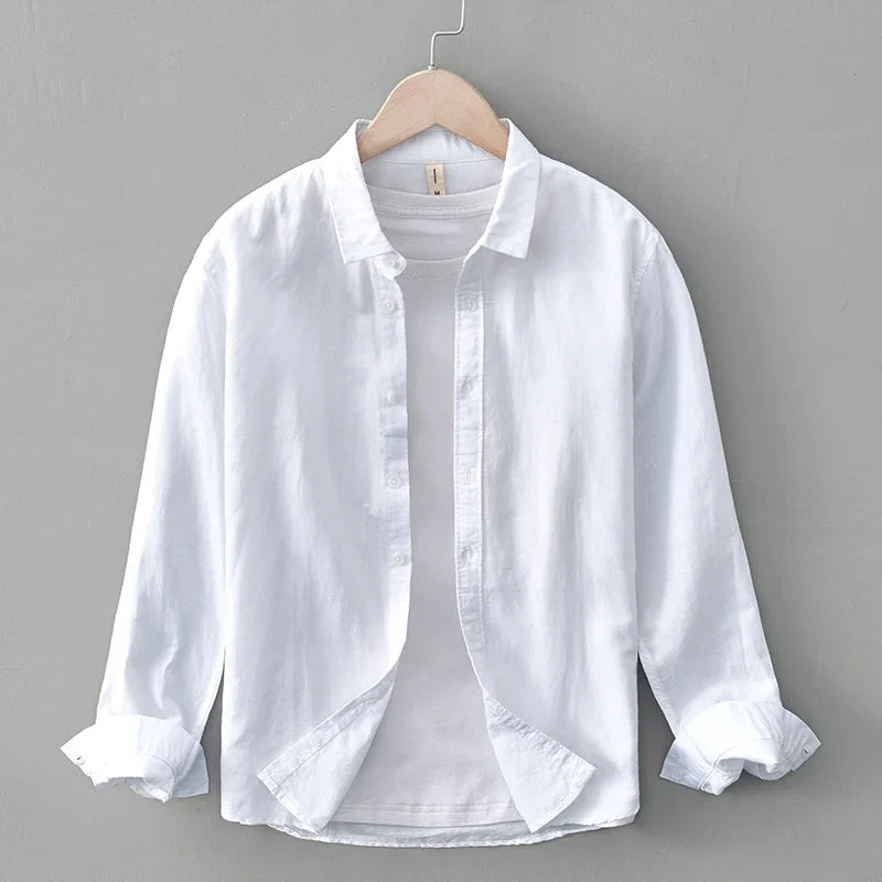 Coastal Breeze Linen Long Sleeve