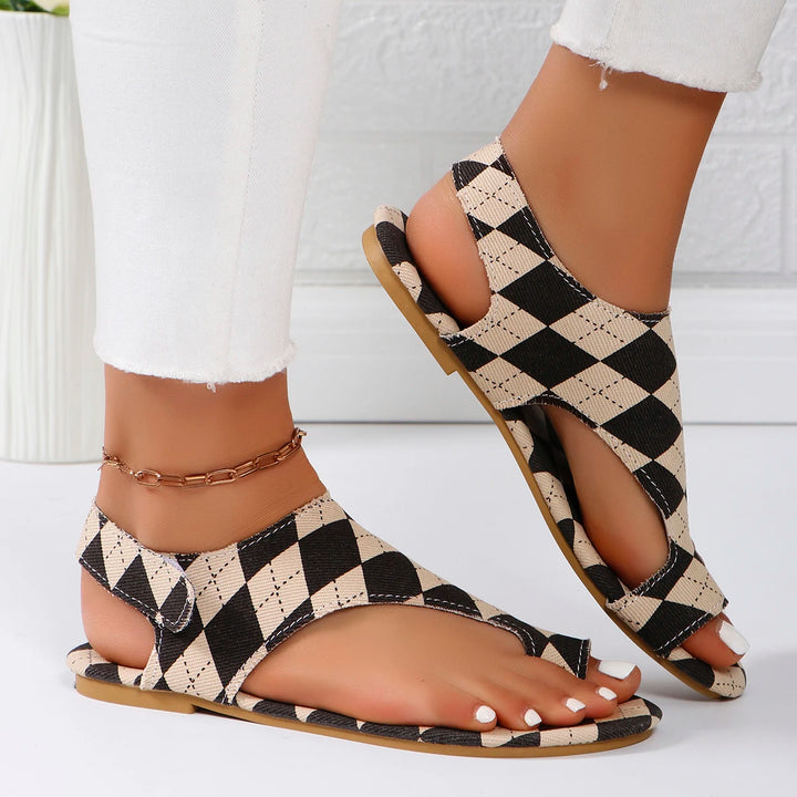 Solea Checker Sandals