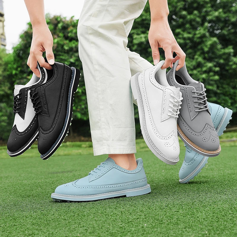 Aurelian Brogue Golf Sneakers