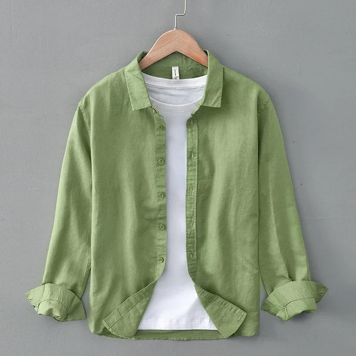 Coastal Breeze Linen Long Sleeve