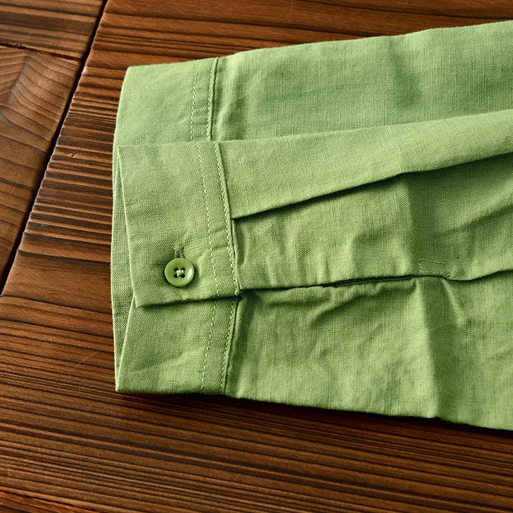 Coastal Breeze Linen Long Sleeve