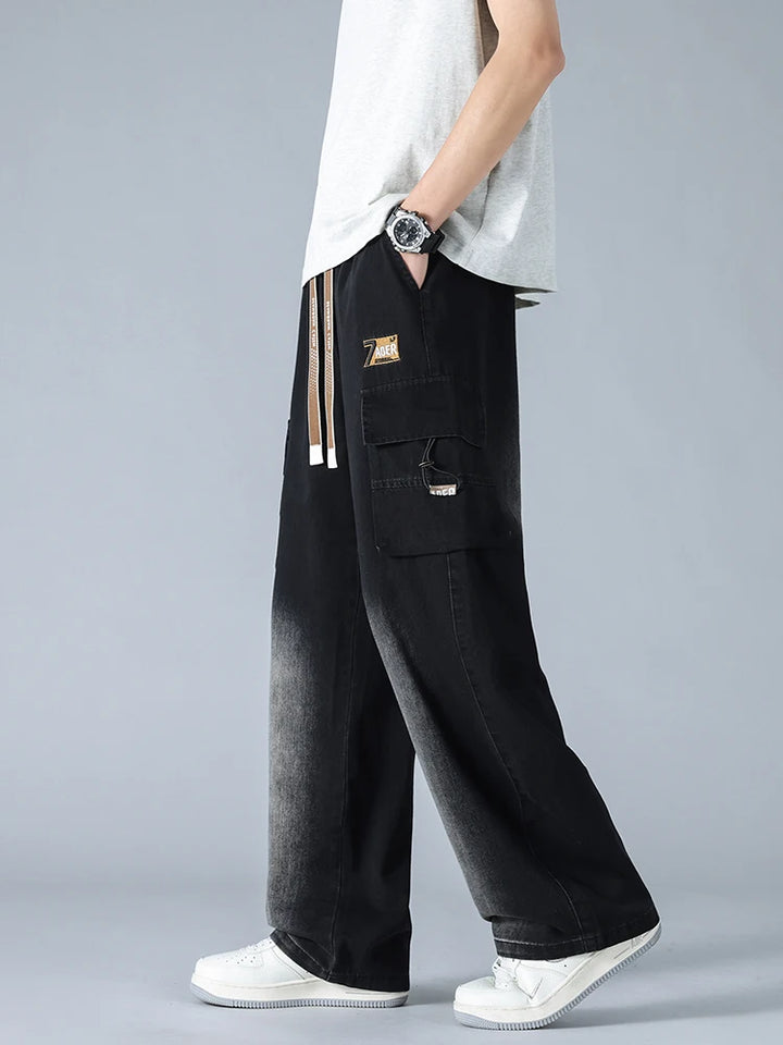 Theo Denim Cargo Pants