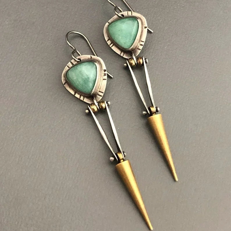 Amara Turquoise Drop Earrings