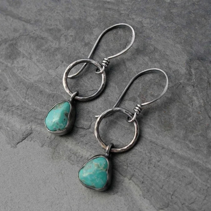 Imperial Turquoise Dangle Earrings