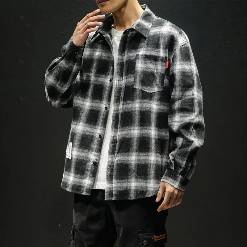 Streetwear Plaid Flannel