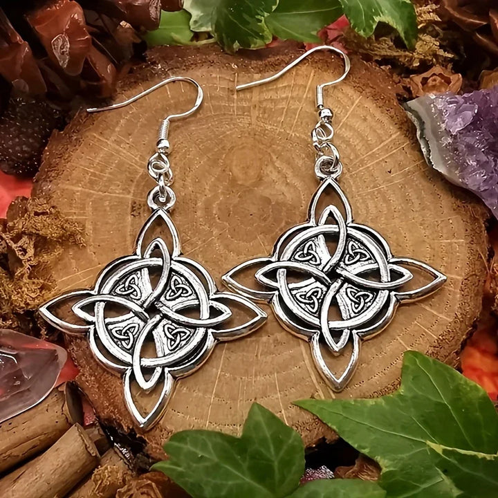 Lunar Knot Amulet Earrings
