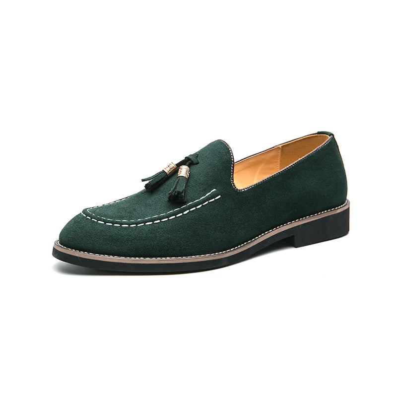 Suede Luxe Tassel Loafers