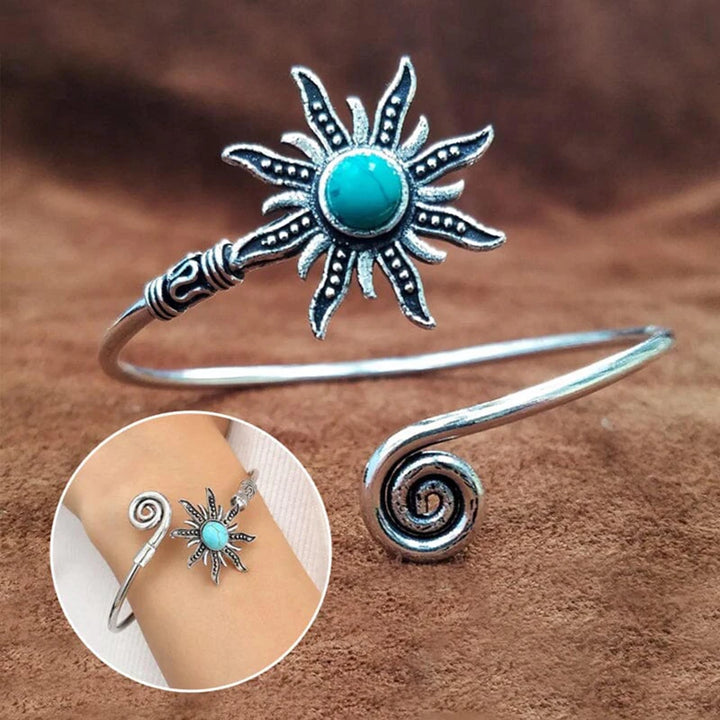 Radiant Sunflare Turquoise Bracelet
