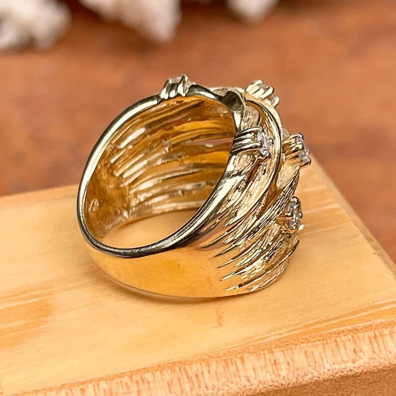 Lustrous Muse Crossover Ring