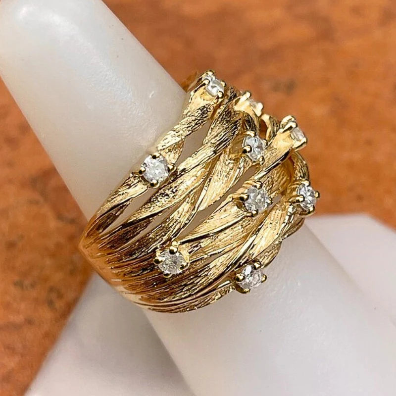 Lustrous Muse Crossover Ring