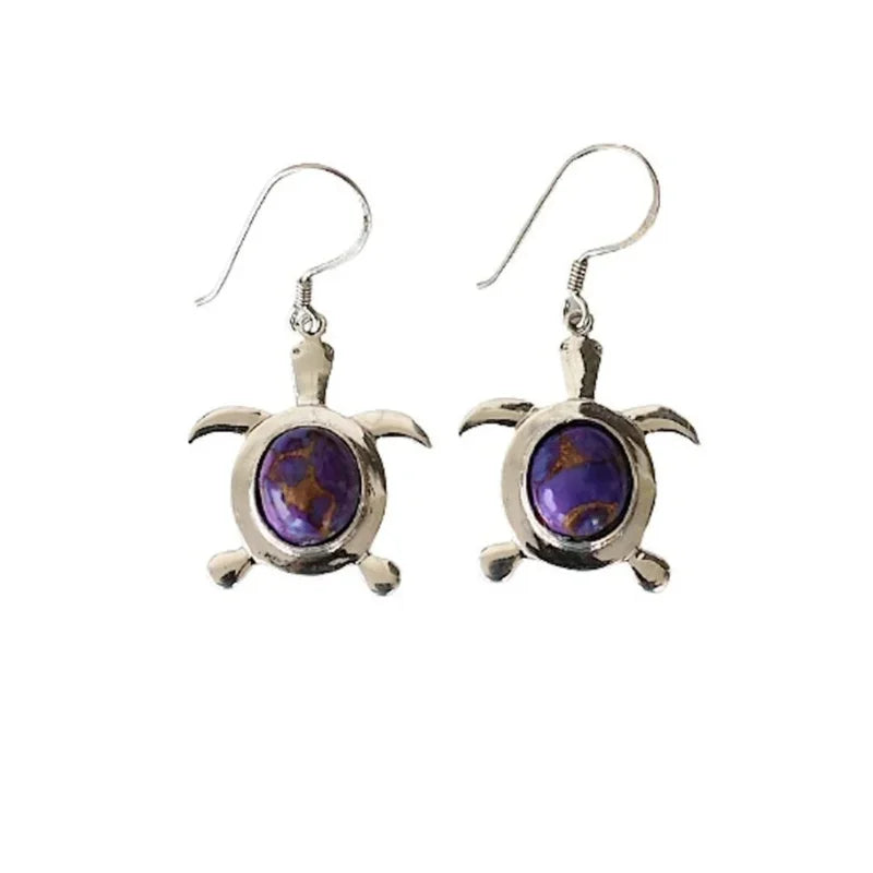 Vivienne Turtle Gem Earrings