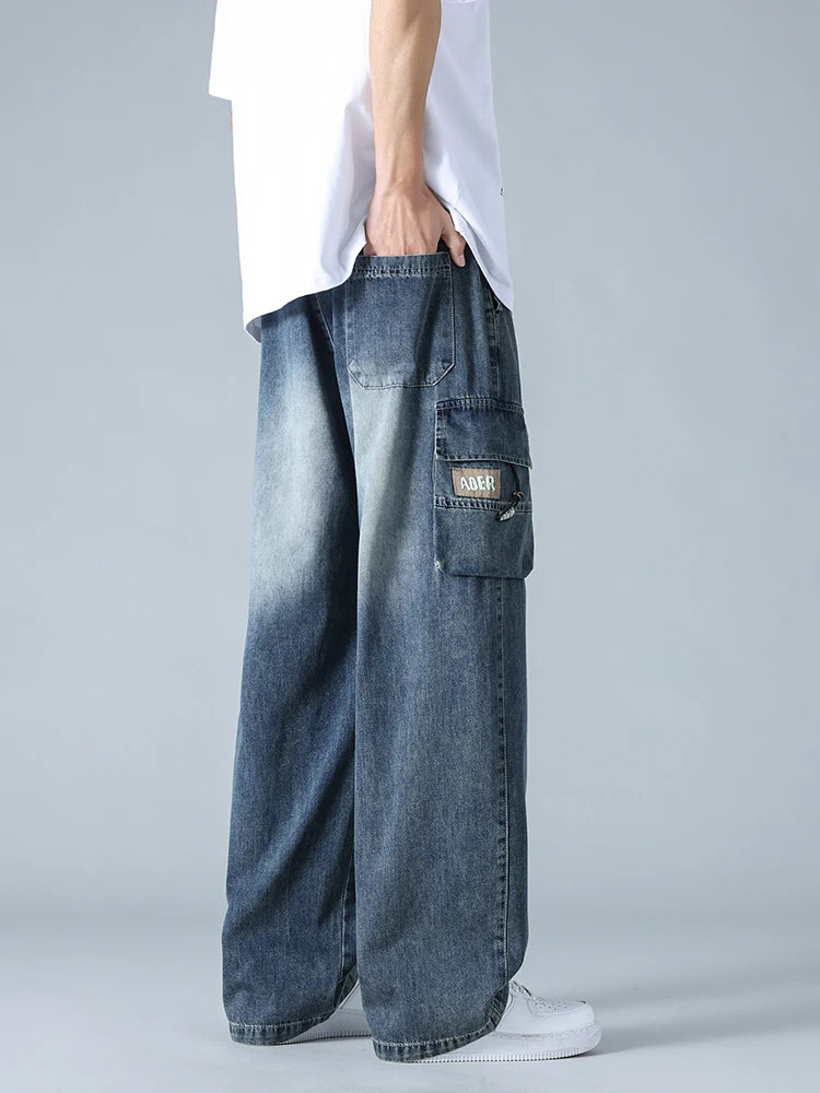 Theo Denim Cargo Pants