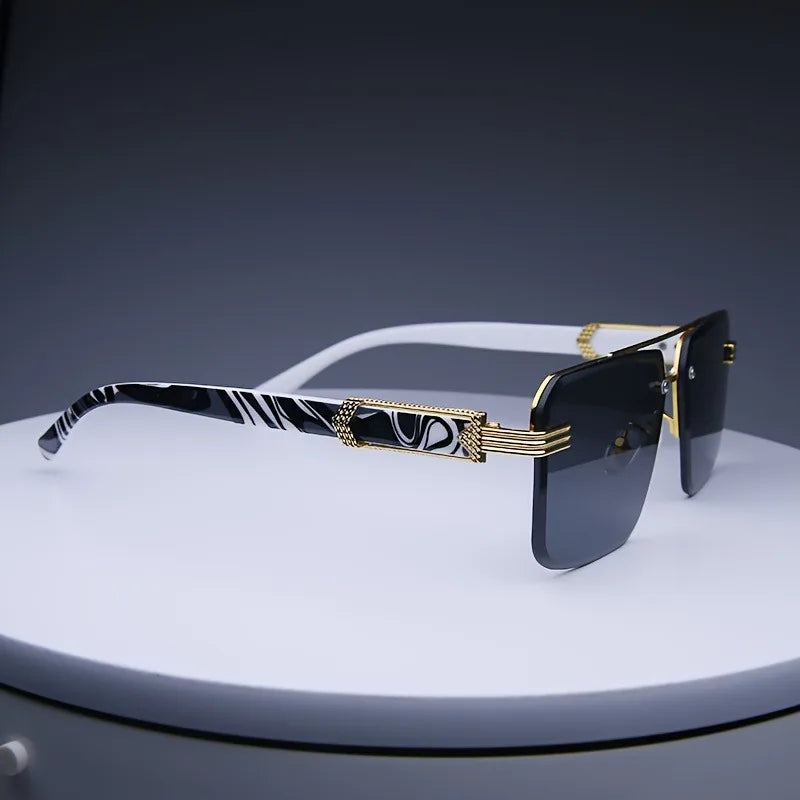 Marbella Rimless Square Sunglasses