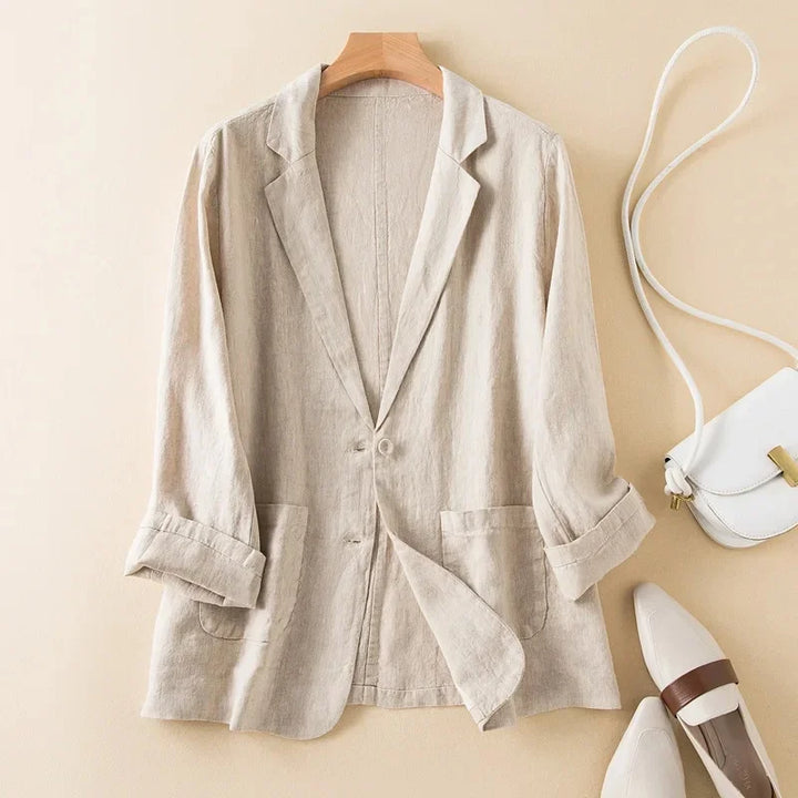 Solene Linen Blazer