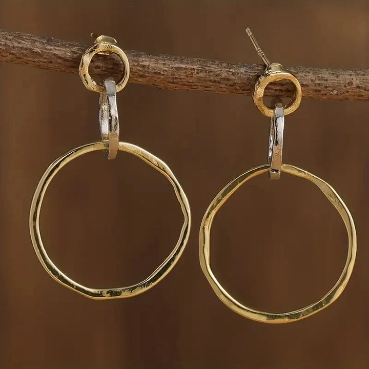 Opal Crescent Earrings
