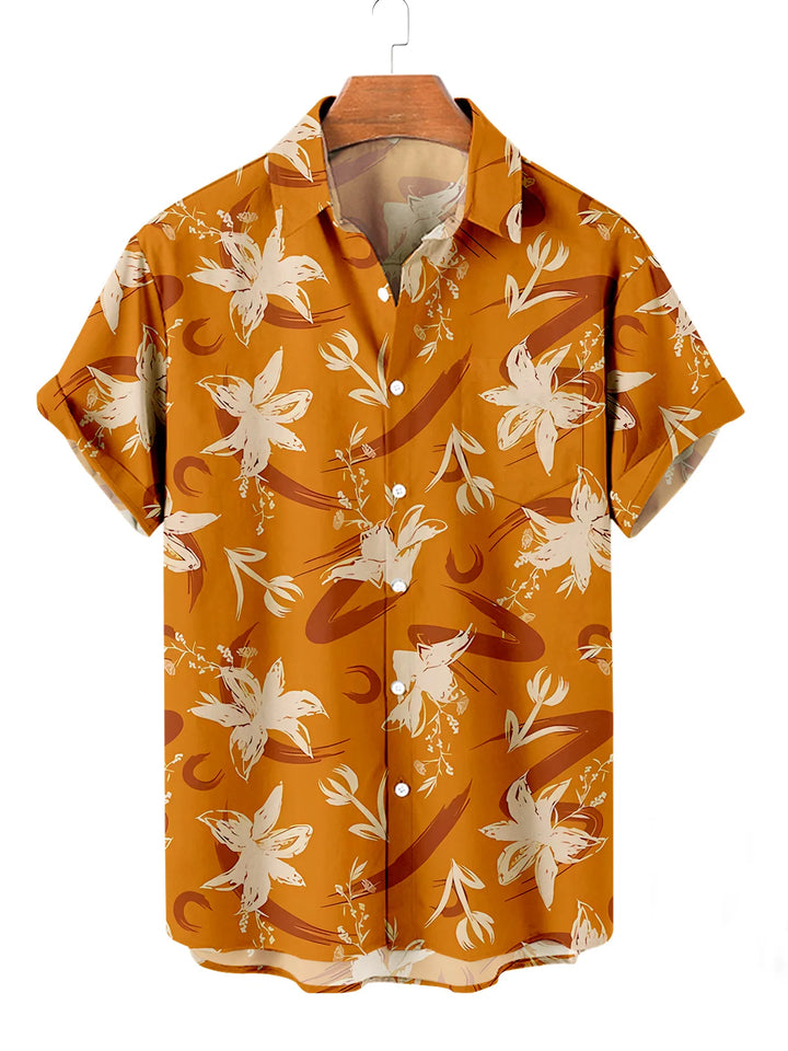Rivai Floral Button Up Shirts