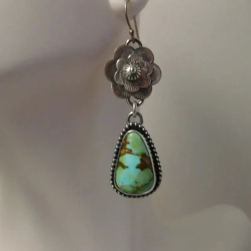 Sierra Bloom Turquoise Earrings