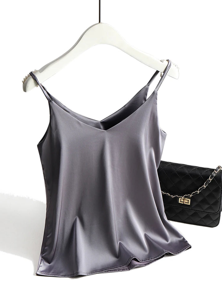 Kira Silk Strap Top