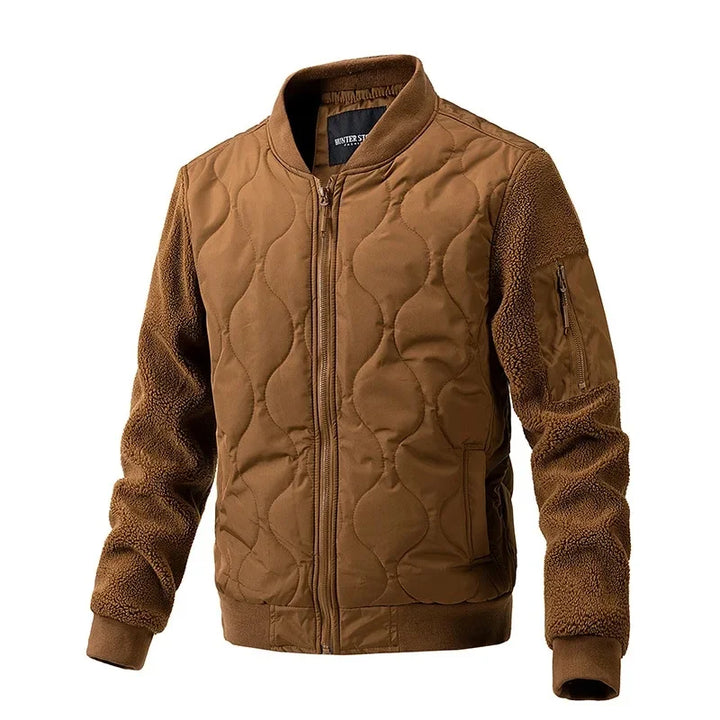 Everest Quilted Bomber Jacket