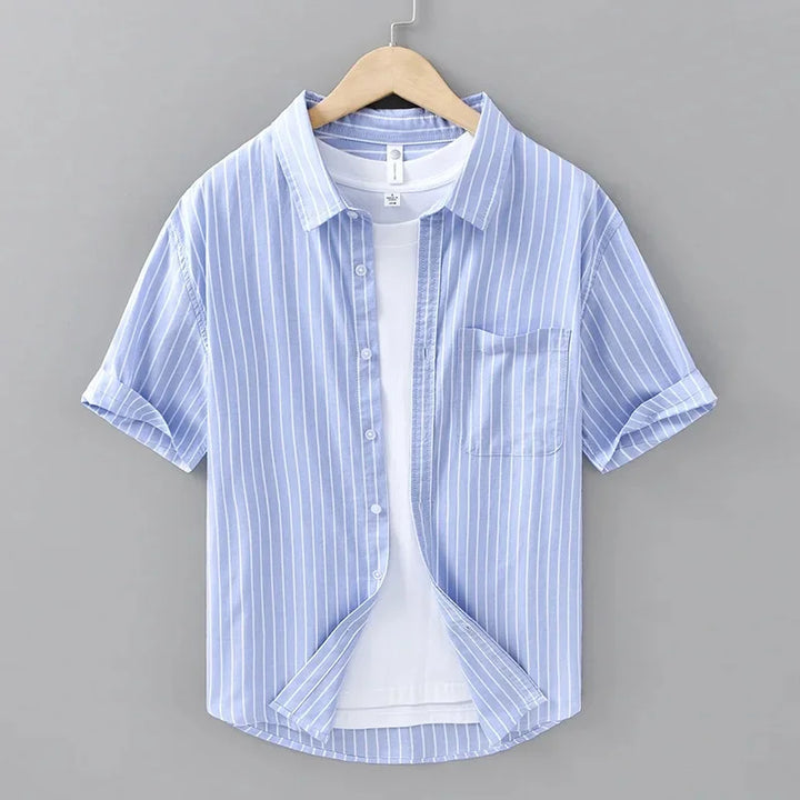 Harbor Stripe Cotton Shirt