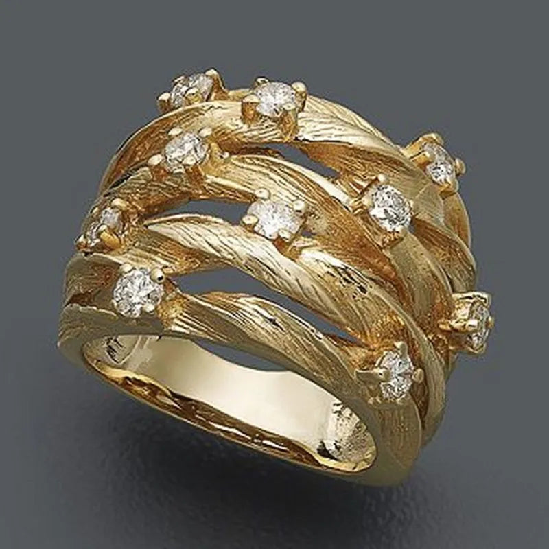 Lustrous Muse Crossover Ring