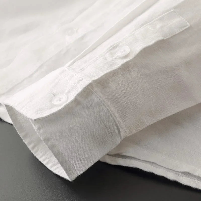 Haven Hooded Linen Shirt