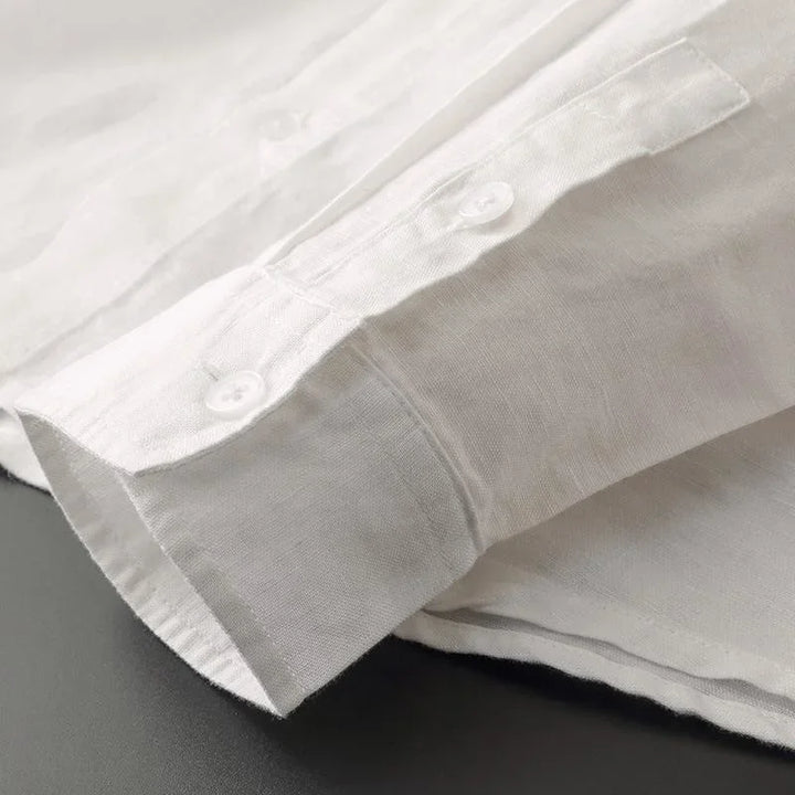 Haven Hooded Linen Shirt