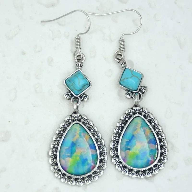 Aurora Mirage Opal Earrings