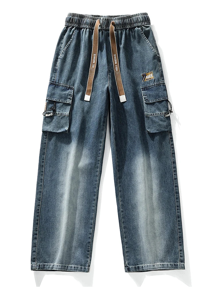 Theo Denim Cargo Pants