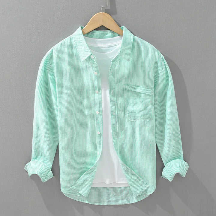 Solano Striped Linen Shirt