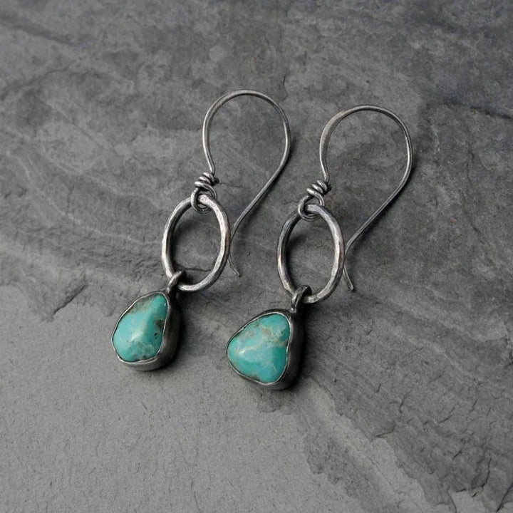 Imperial Turquoise Dangle Earrings