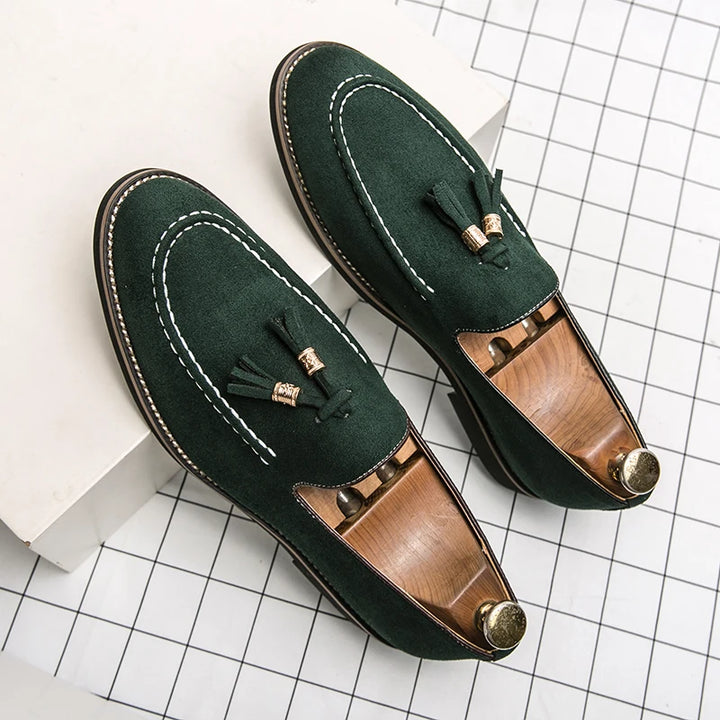 Suede Luxe Tassel Loafers