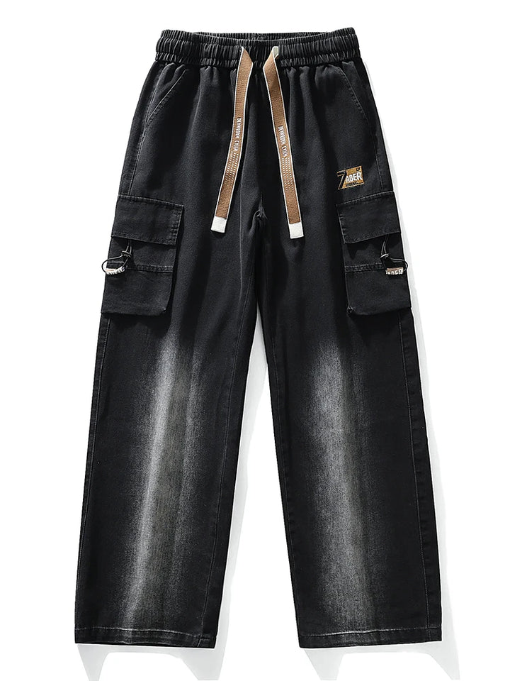 Theo Denim Cargo Pants