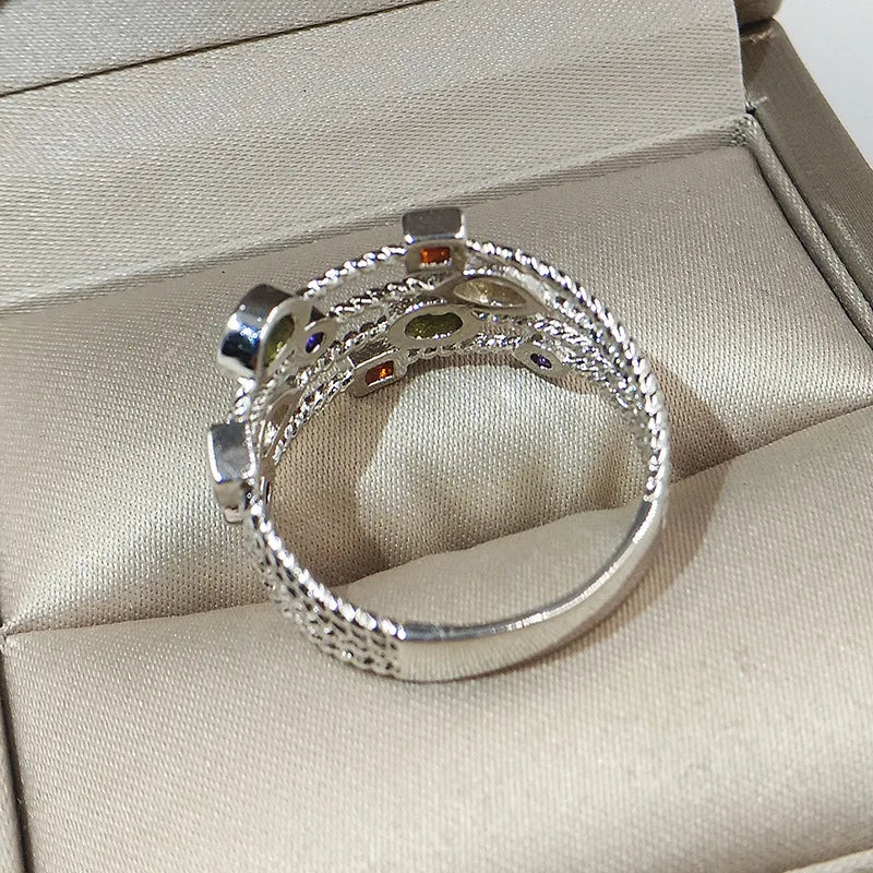 Aurora Gemstone Ring