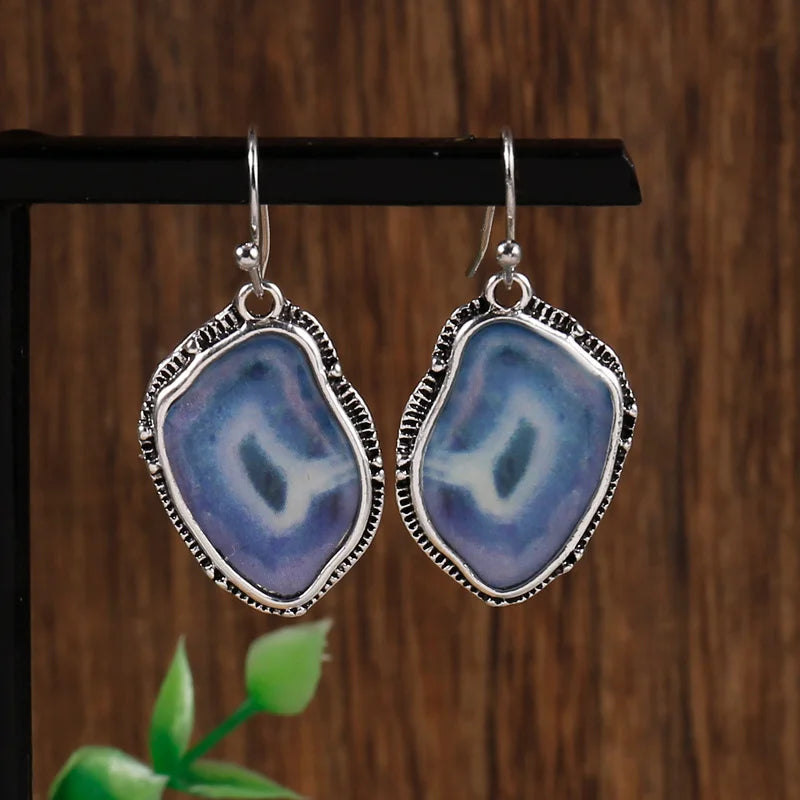 Astra Vein Stone Earrings