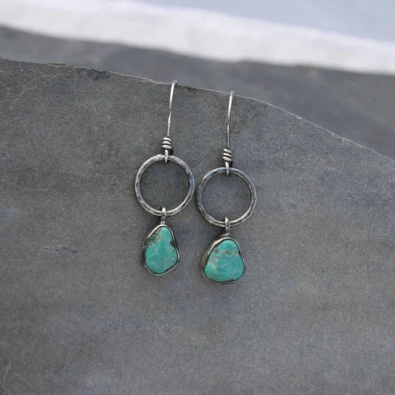 Imperial Turquoise Dangle Earrings