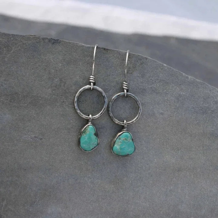 Imperial Turquoise Dangle Earrings