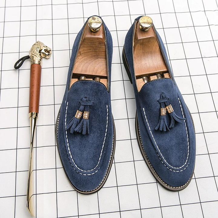 Suede Luxe Tassel Loafers