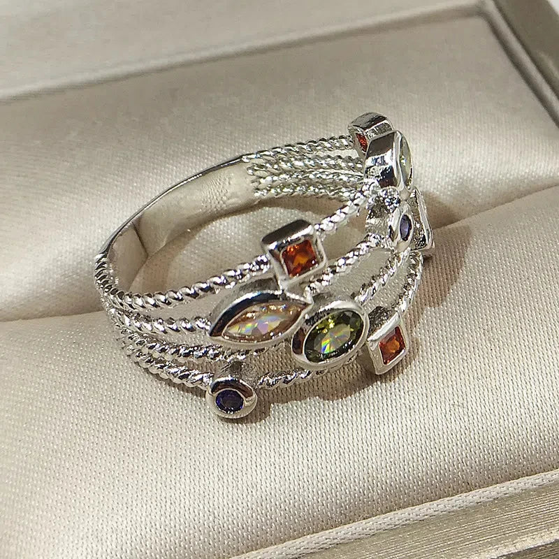 Aurora Gemstone Ring