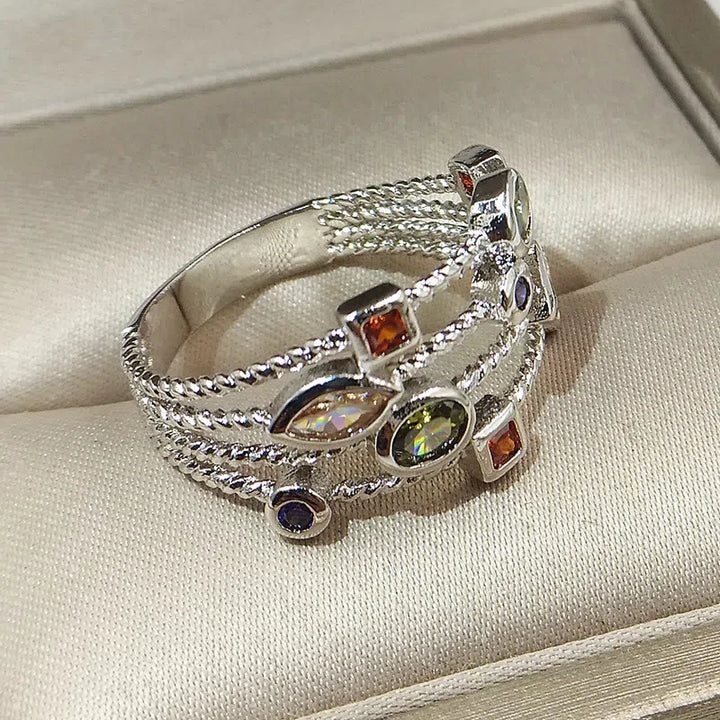 Aurora Gemstone Ring