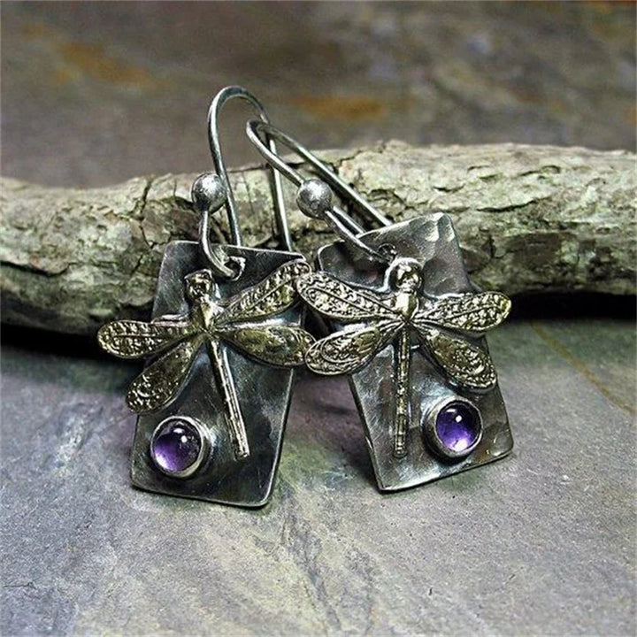 Amethyst Drift Dragonfly Drops