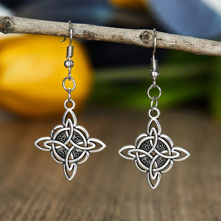 Lunar Knot Amulet Earrings