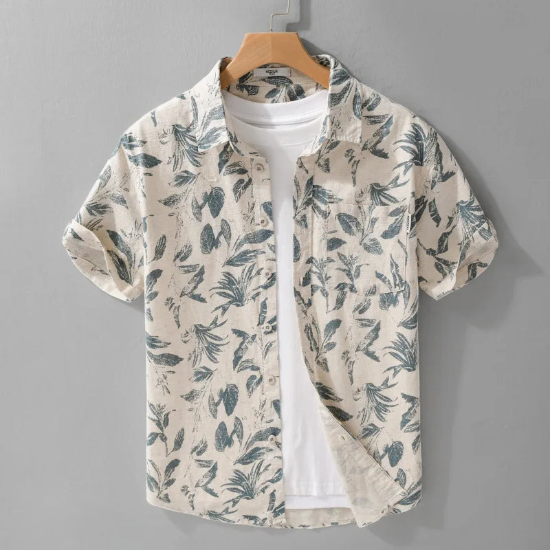 Cove Leaf Print Shirt