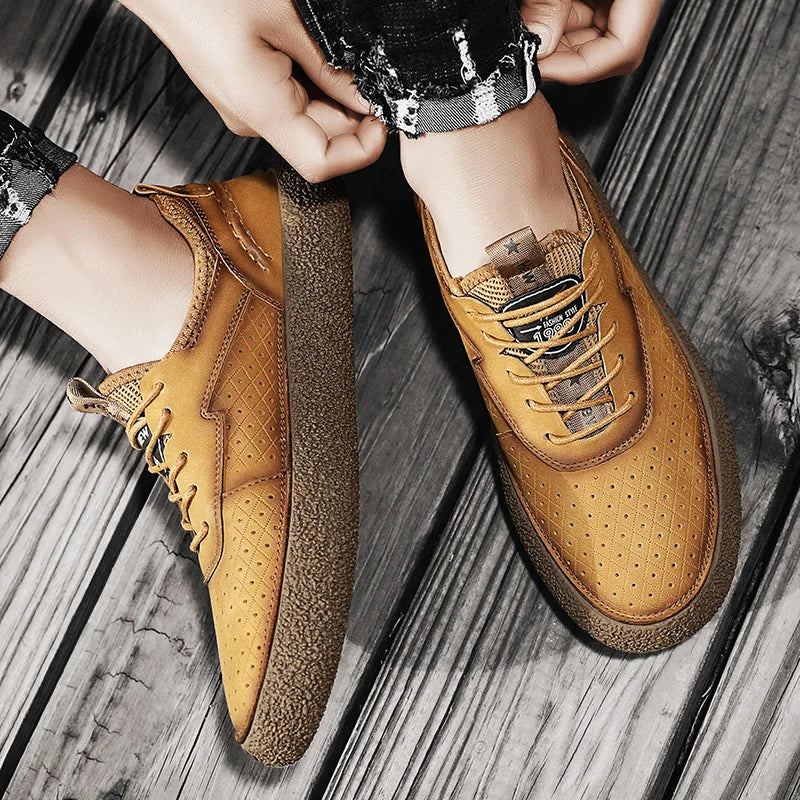 Zane Leather Sneakers