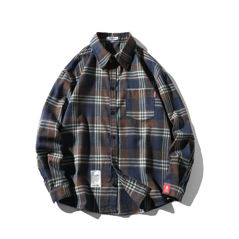Streetwear Plaid Flannel