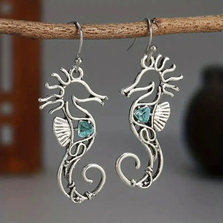 Aqua Siren Gemstone Earrings