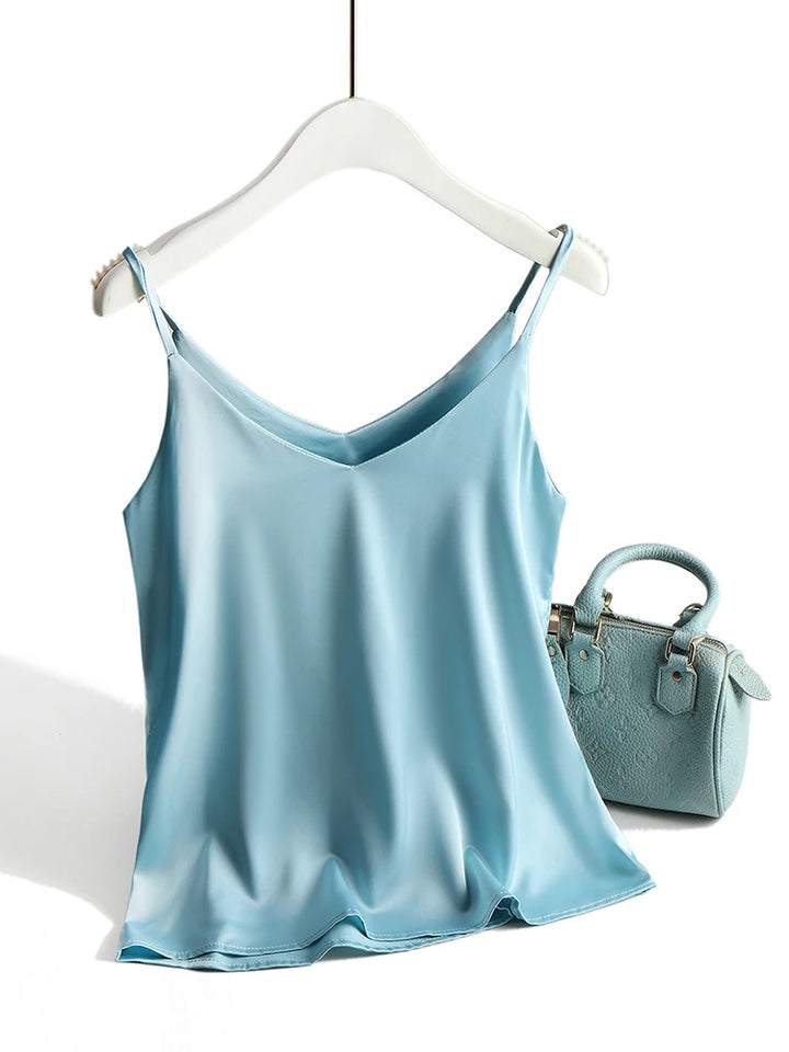 Kira Silk Strap Top