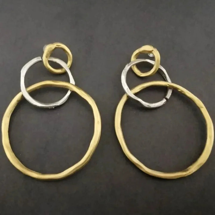 Opal Crescent Earrings