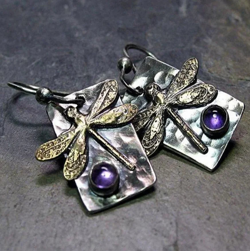 Amethyst Drift Dragonfly Drops