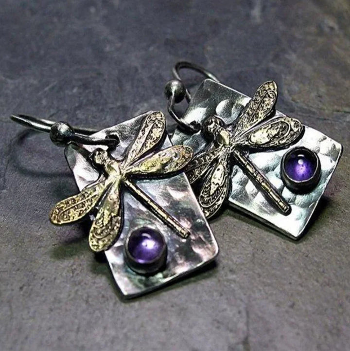 Amethyst Drift Dragonfly Drops